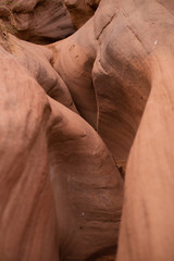 Longzhou Danxia of China, red rocks like waves