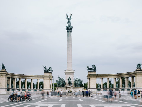 Hősök tere (Heroes' Square), Budapest, Hungary