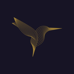 Bird logo line