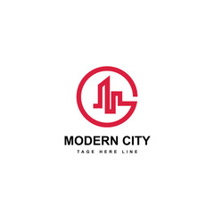 modern city logo template