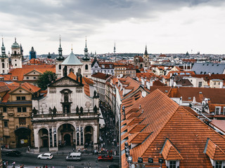 Fototapeta premium Old town from Old Town Bridge Tower