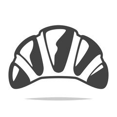 Croissant icon vector isolated illustration