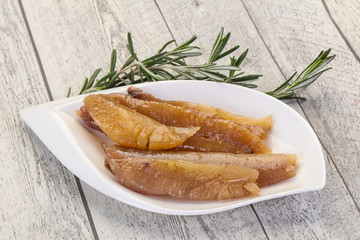 Pickled herring caviar