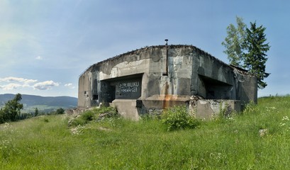 Fototapeta na wymiar a military fortress StM-S 34 