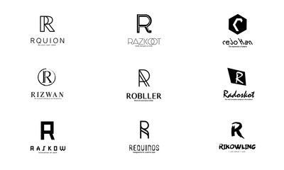 R Letter Alphabetic Logos 2