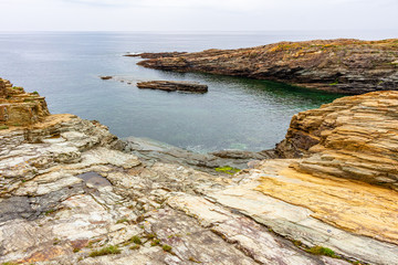 View of the coast of the Marina Lucense