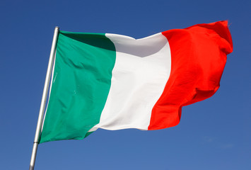 The flag of Italy
