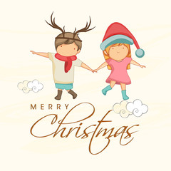 Poster, banner and card for Merry Christmas.