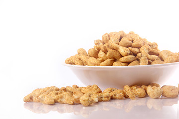 Cashew nut in bowl