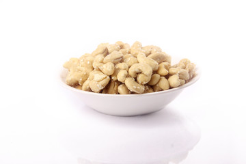 Cashew nut in bowl