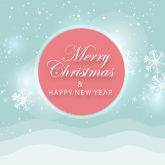 Tag, label and sticker for Merry Christmas and New Year.