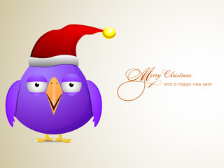 Concept of celebrating Christmas with cartoon.