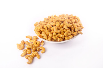 Cashew nut in bowl