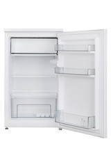 Refrigerator Isolated on White Background. Modern Kitchen and Domestic Major Appliances