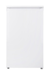 Refrigerator Isolated on White Background. Modern Kitchen and Domestic Major Appliances