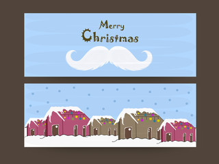 Merry Christmas celebration with header or banner.