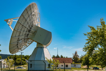 Big radio telescope near Wettzell - Bavarian Forest - Bavaria - Germany