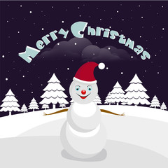 Poster and banner for Christmas celebration.