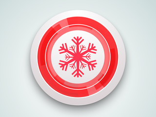 Tag, label and sticker for Merry Christmas.