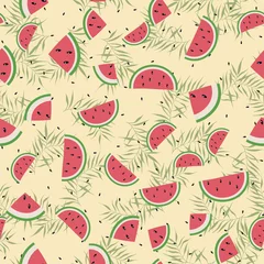 Poster pattern. seamless background. watermelon. Summer © Anna