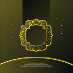 Islamic background design. Vector Religious Background design template