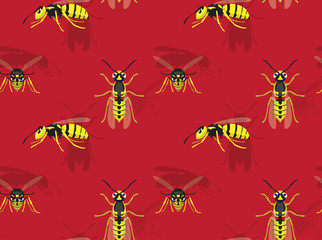 Wasp Background Seamless Wallpaper