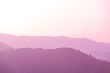 ultra violet purple summer landscape