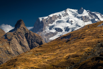 Obraz premium Mountains in winter Glacier