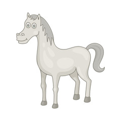 Fototapeta na wymiar horse. isolated on white background