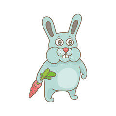 Rabbit. isolated on white background