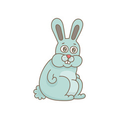 Rabbit. isolated on white background