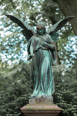 Friedhof, Statue, Glaube