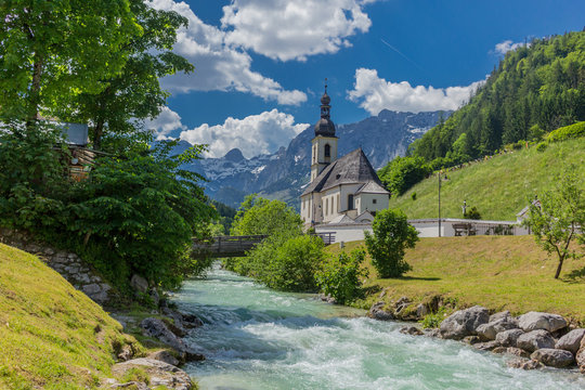 Sch&ouml;ne Erkundungstour entlang der Berchtesgadener Alpenvorland. - Ramsau.
