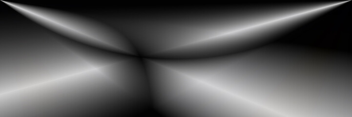 Digital Art, panoramic, abstract three-dimensional objects with soft lighting, Germany