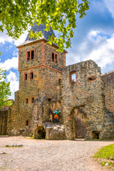 Fototapeta premium Burg Frankenstein, Darmstadt Eberstadt, Deutschland 