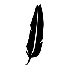 feather vector icon. feather symbol illustration. 