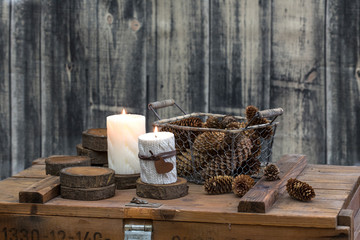 Hygge Still Life With Candles