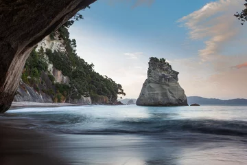 Tuinposter Cathedral Cove, North Island, New Zealand © Francesco
