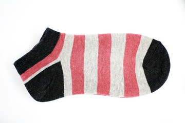 socks on white background.