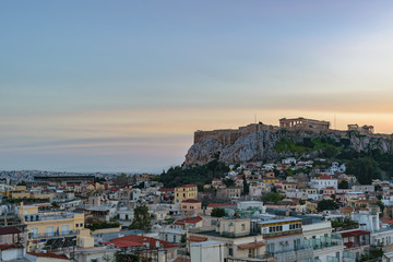 Parthenon temple view, Acropolis Athens