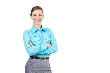 Portrait of smiling business woman
