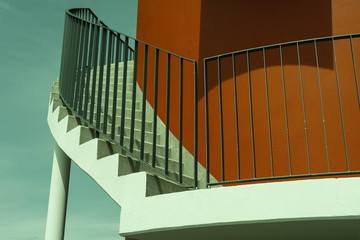 spiral staircase details architecture