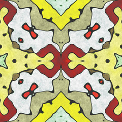 Seamless napkin- geometry ornate