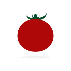 Tomato isolated single simple cartoon illustration