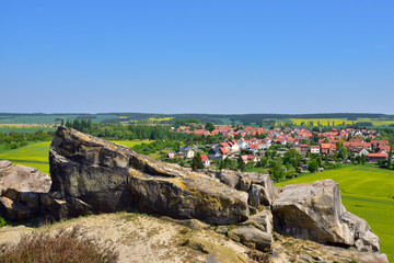 Die Teufelsmauer bei Weddersleben im Harz