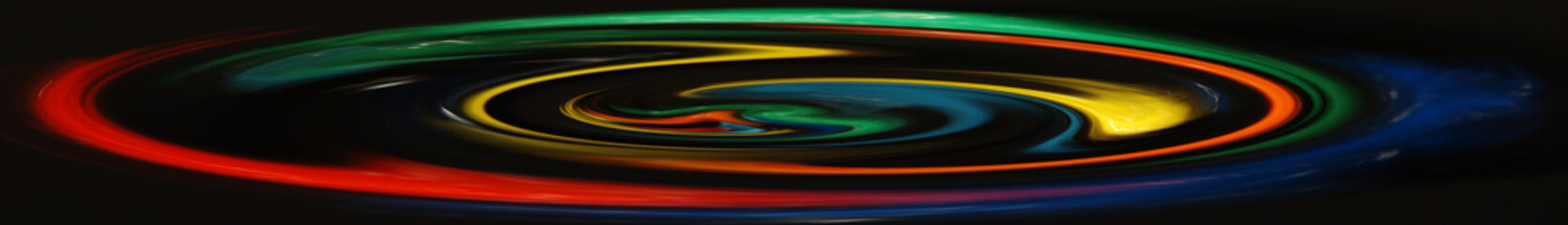 Digital Art, panoramic abstract three-dimensional objects with soft lighting, Germany