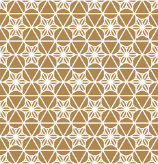 Seamless geometric pattern based on japanese ornament kumiko .