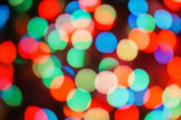 Bokeh blurry- beautiful spark
