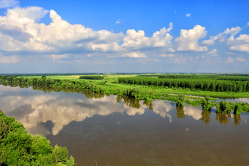 Fototapeta na wymiar River Tisa ,Serbia,Vojvodina