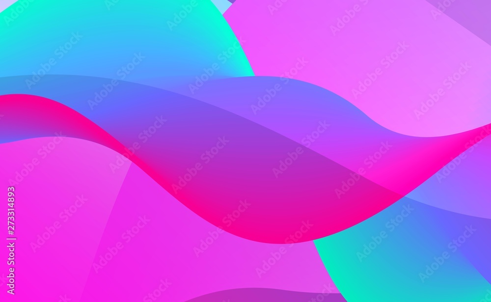Poster dynamic color abstract wave background